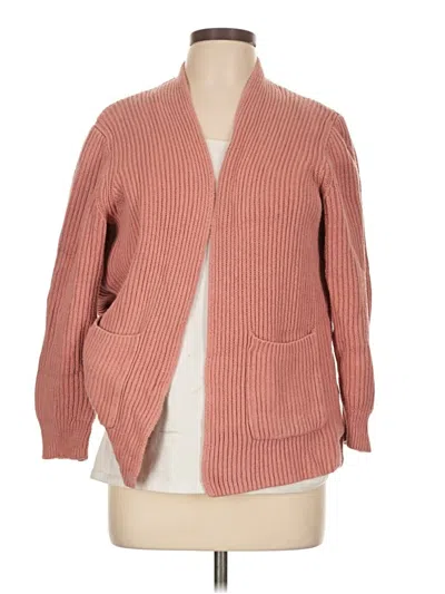 Pre-owned Madewell Cardigan Sweater In Pink