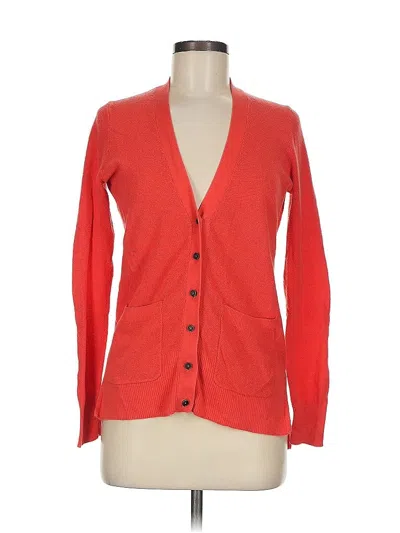 Pre-owned Madewell Cardigan Sweater In Red