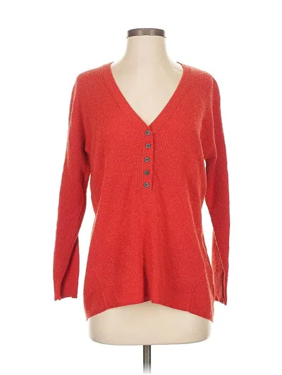 Pre-owned Madewell Cardigan Sweater In Red