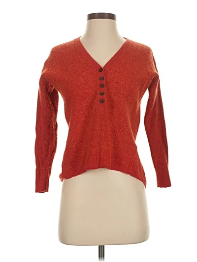 Pre-owned Madewell Cardigan Sweater In Red