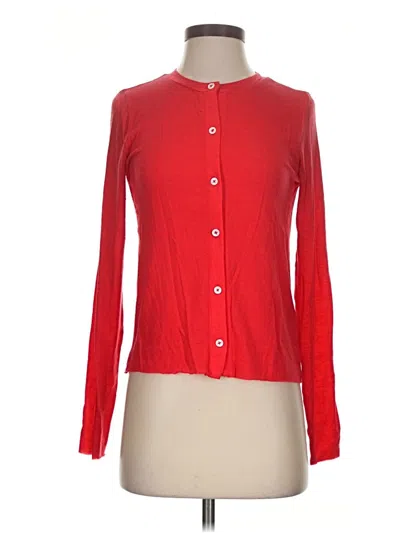 Madewell Cardigan Sweater In Red