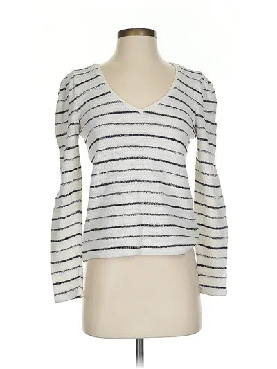 Pre-owned Madewell Cardigan Sweater In Silver