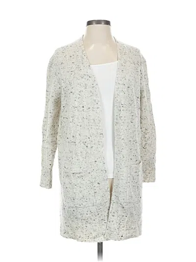 Pre-owned Madewell Cardigan Sweater In Silver