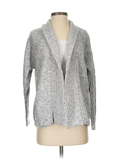 Pre-owned Madewell Cardigan Sweater In Silver