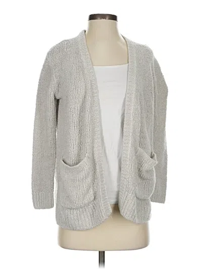 Pre-owned Madewell Cardigan Sweater In Silver