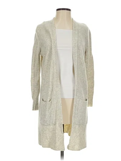 Pre-owned Madewell Cardigan Sweater In Silver