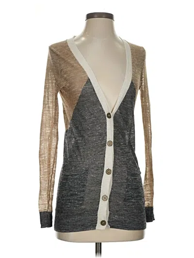 Pre-owned Madewell Cardigan Sweater In Silver