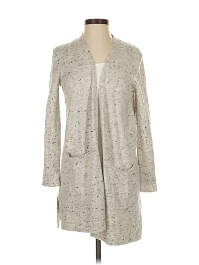 Pre-owned Madewell Cardigan Sweater In Silver