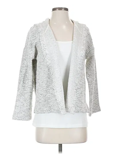 Pre-owned Madewell Cardigan Sweater In Silver