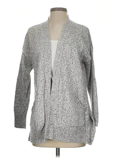 Pre-owned Madewell Cardigan Sweater In Silver