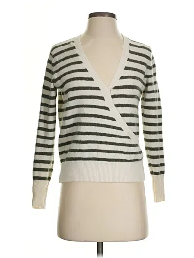 Pre-owned Madewell Cardigan Sweater In Silver