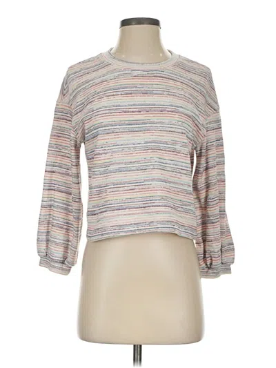 Pre-owned Madewell Cardigan Sweater In Silver