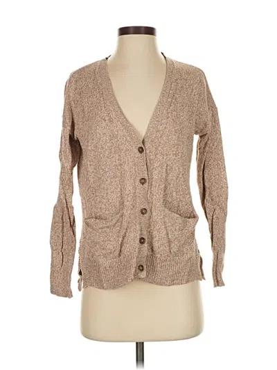 Pre-owned Madewell Cardigan Sweater In Tan
