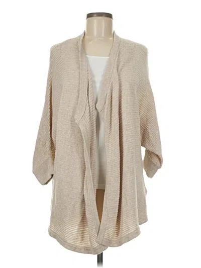 Pre-owned Madewell Cardigan Sweater In Tan