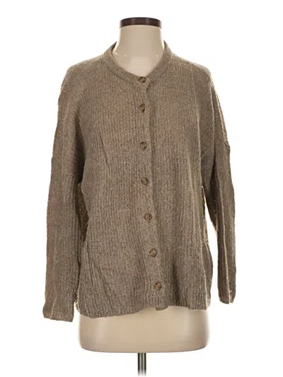 Pre-owned Madewell Cardigan Sweater In Tan