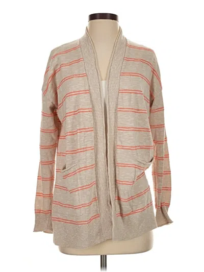 Pre-owned Madewell Cardigan Sweater In Tan