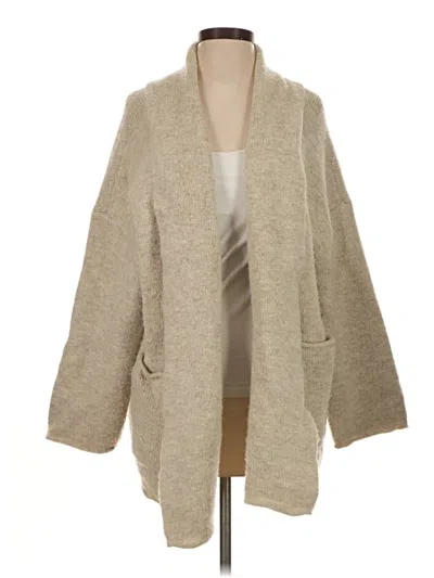 Pre-owned Madewell Cardigan Sweater In Tan