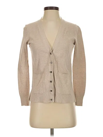 Pre-owned Madewell Cardigan Sweater In Tan