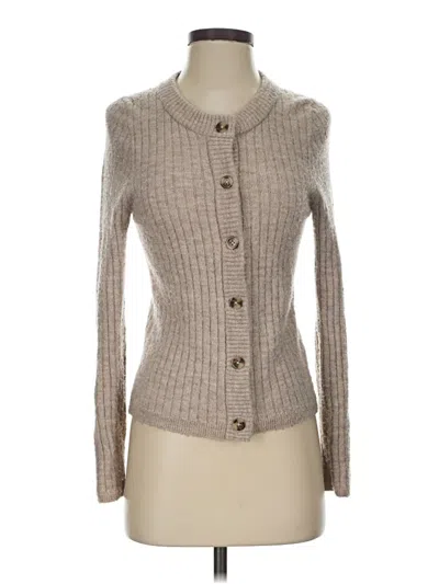 Pre-owned Madewell Cardigan Sweater In Tan