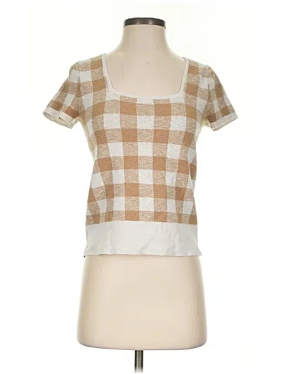 Pre-owned Madewell Cardigan Sweater In Tan