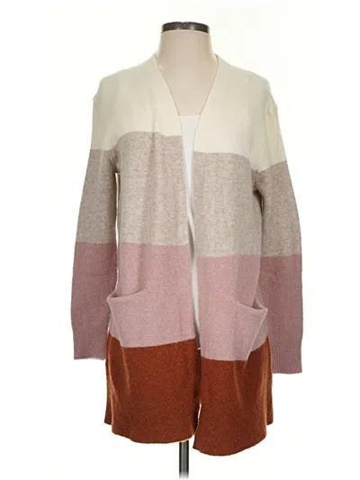 Pre-owned Madewell Cardigan Sweater In Tan