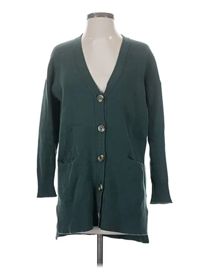 Pre-owned Madewell Cardigan Sweater In Teal