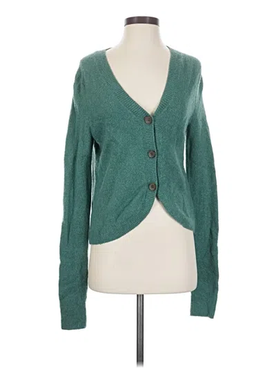 Pre-owned Madewell Cardigan Sweater In Teal