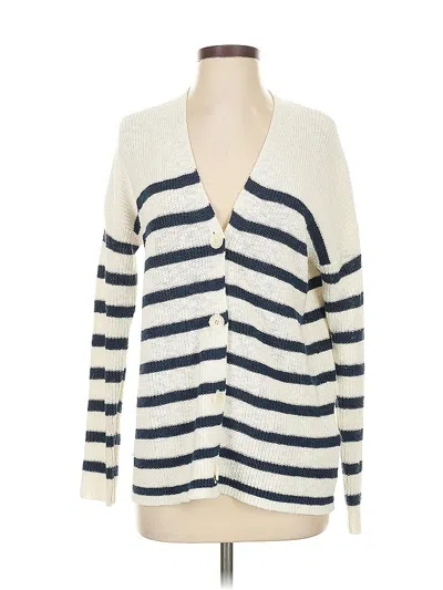 Pre-owned Madewell Cardigan Sweater In White