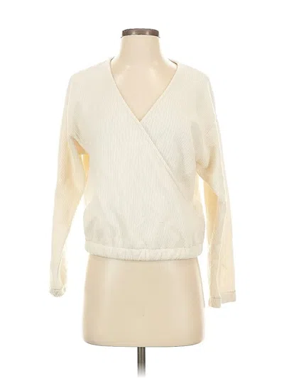 Pre-owned Madewell Cardigan Sweater In White