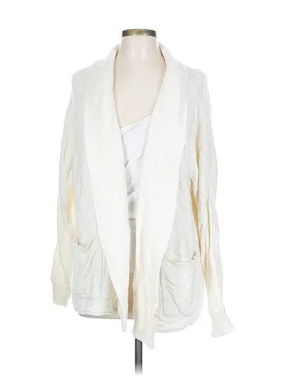 Pre-owned Madewell Cardigan Sweater In White