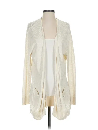 Pre-owned Madewell Cardigan Sweater In White