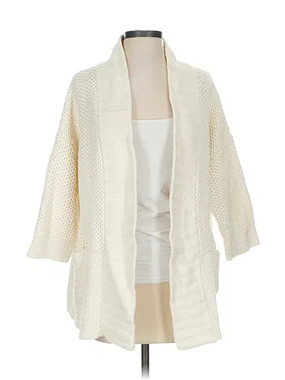Pre-owned Madewell Cardigan Sweater In White