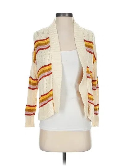 Pre-owned Madewell Cardigan Sweater In White