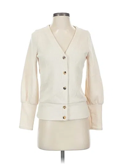 Pre-owned Madewell Cardigan Sweater In White