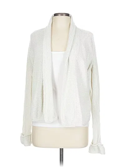 Pre-owned Madewell Cardigan Sweater In White