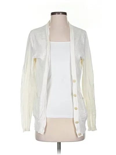 Pre-owned Madewell Cardigan Sweater In White