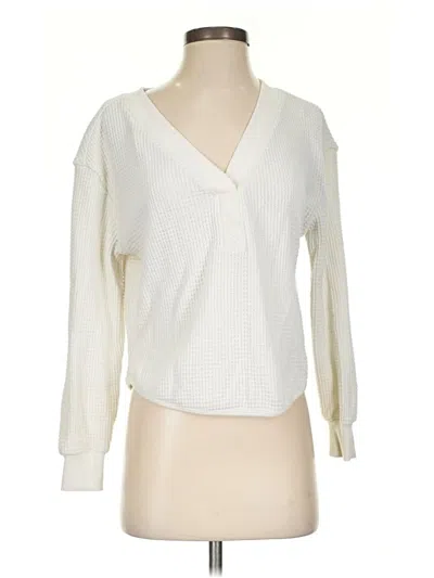 Pre-owned Madewell Cardigan Sweater In White