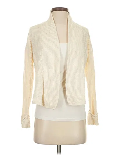 Pre-owned Madewell Cardigan Sweater In White