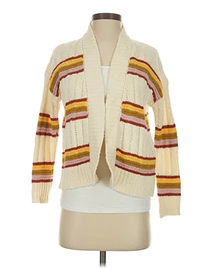 Pre-owned Madewell Cardigan Sweater In White