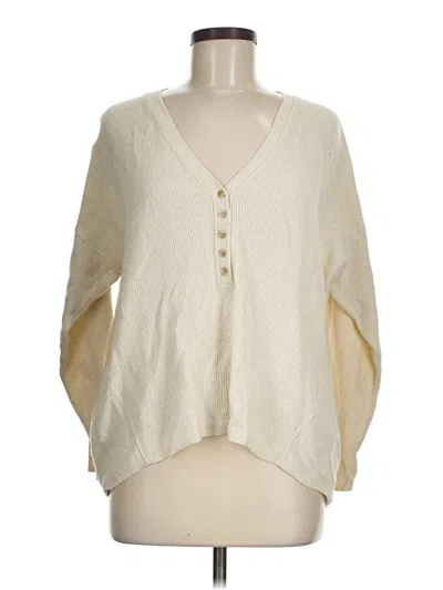 Pre-owned Madewell Cardigan Sweater In White