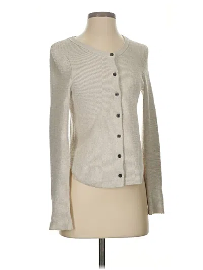 Pre-owned Madewell Cardigan Sweater In White
