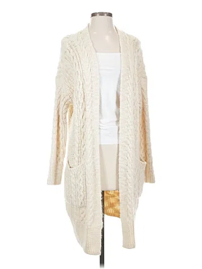 Pre-owned Madewell Cardigan Sweater In White