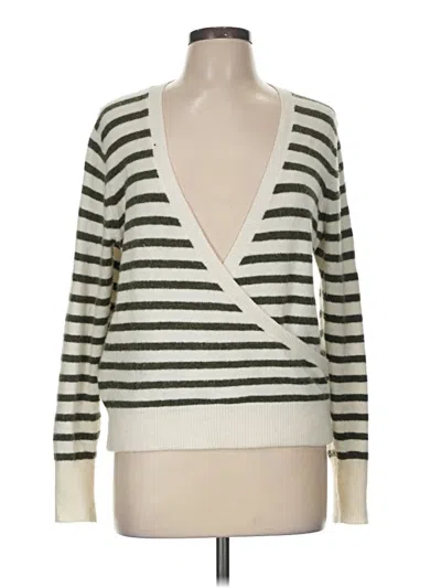 Pre-owned Madewell Cardigan Sweater In White