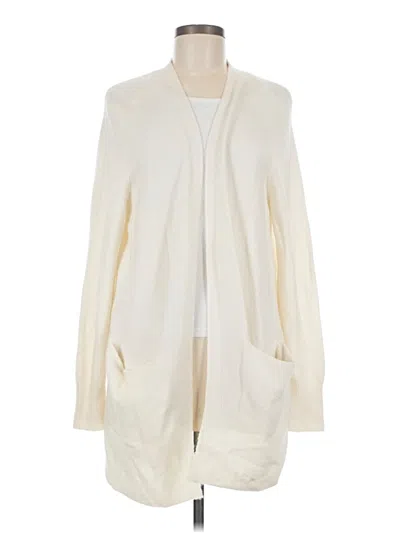 Pre-owned Madewell Cardigan Sweater In White