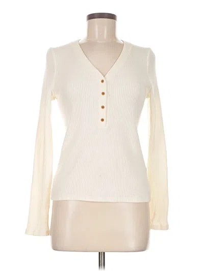 Pre-owned Madewell Cardigan Sweater In White