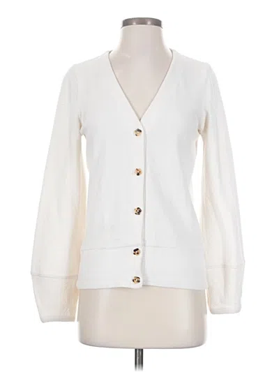 Pre-owned Madewell Cardigan Sweater In White