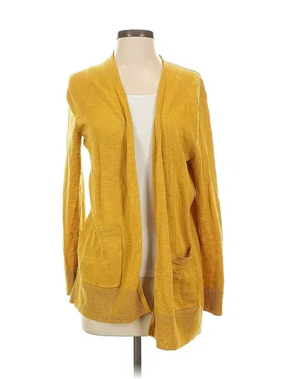 Pre-owned Madewell Cardigan Sweater In Yellow
