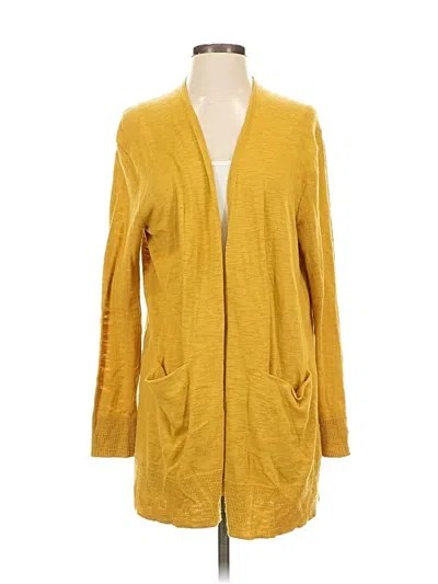 Pre-owned Madewell Cardigan Sweater In Yellow