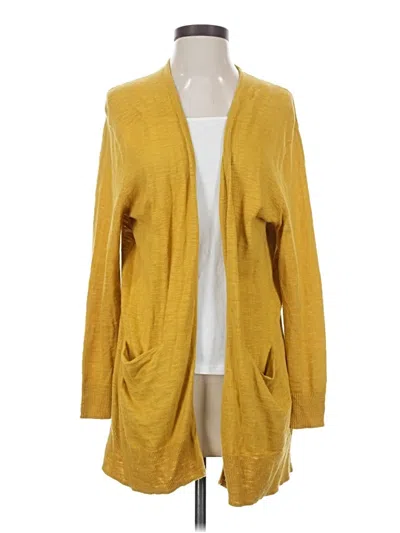 Pre-owned Madewell Cardigan Sweater In Yellow