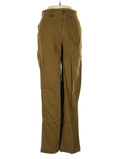 Pre-owned Madewell Cargo Pants In Brown
